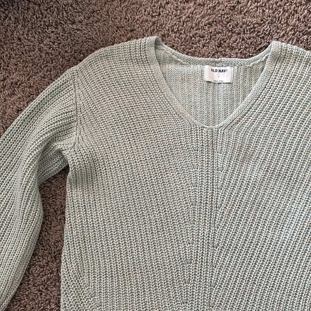 Baby Blue Knit Sweater